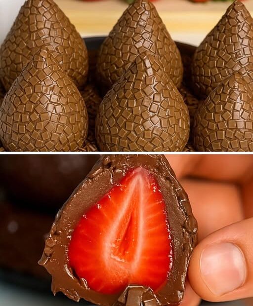 Morango do Amor de chocolate: eu fiz essa versão e adorei o resultado