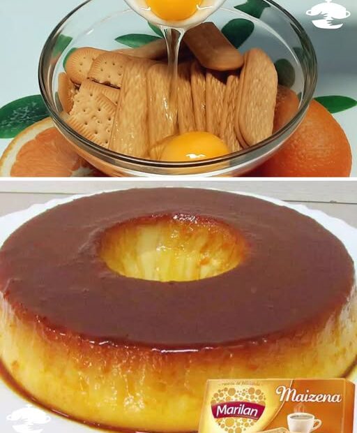 Pudim engana visita super econômico feito com 1/2 lata de leite condensado