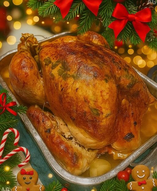 Receita de peru assado mais simples do Brasil perfeita para a ceia de Natal e Ano Novo