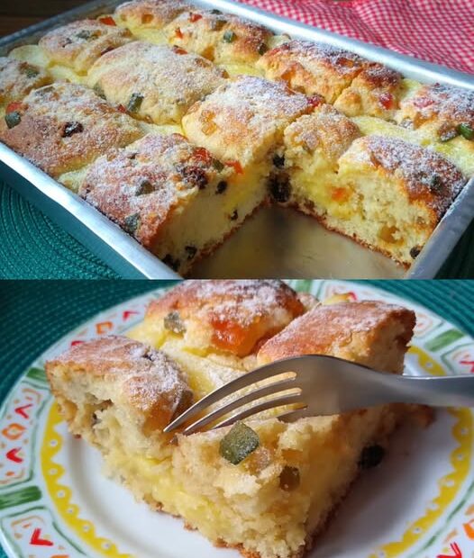 Bolo Panetone na forma, fica melhor que o original