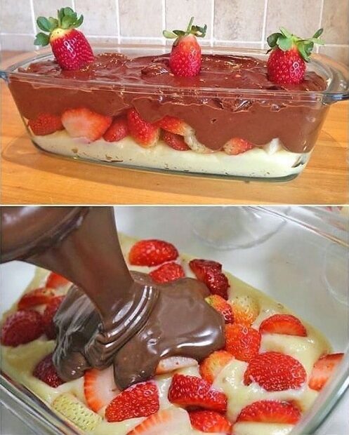 Escondidinho de Morango fácil, anote os ingredientes