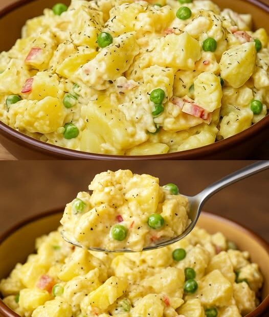 Essa é a melhor salada de batata que eu já comi! Muito fácil!