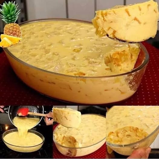 Gelado de Abacaxi, essa é a sobremesa mais gostosa que já comi