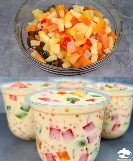 Essa salada de frutas no copinho eu faço sempre e RENDE MUITO MESMO
