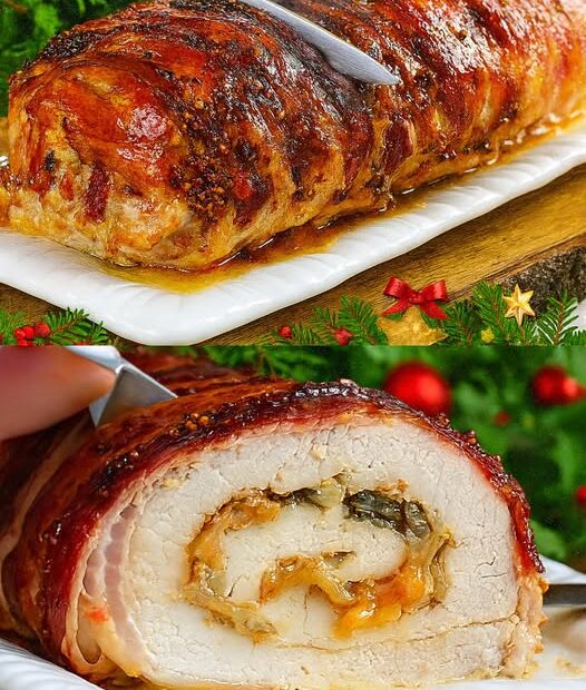 Surpreenda seus convidados no jantar de Natal! Lombo de porco recheado
