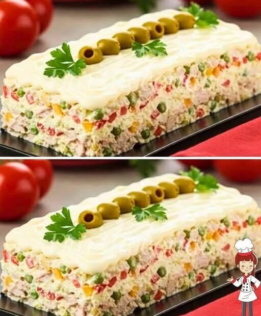 Torta Fria de Frango, perfeita para o natal em família