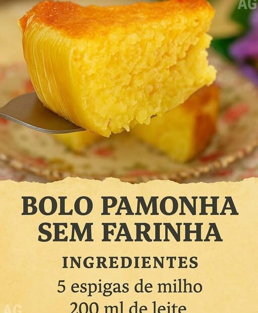 Bolo Pamonha sem Farinha: é fácil de preparar e o sabor é irresistível