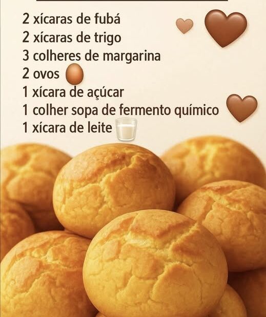 Broa de Fubá simples de preparar: eu sempre faço pra acompanhar o cafezinho