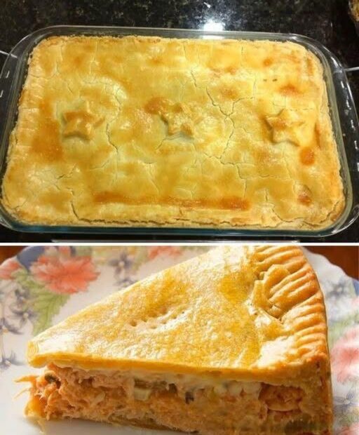 Empadão de Frango com massa que desmancha na boca: é prático e super delicioso