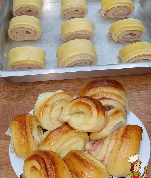 Pãozinho de Presunto e Queijo: é fácil e saboroso, ideal pra servir no lanche