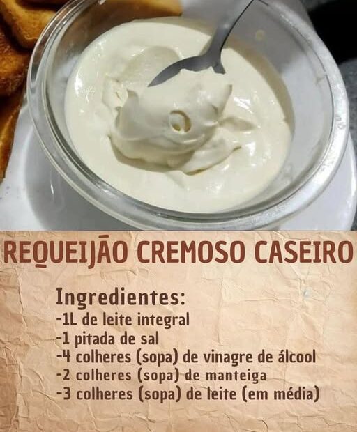Requeijão caseiro gastando pouco: é fácil de preparar e o sabor vai agradar à todos