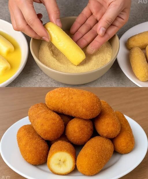 Banana à milanesa sequinha e saborosa: todos vão aprovar o resultado