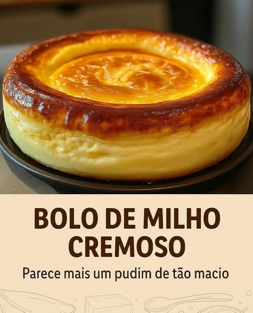 Bolo de Milho Cremoso que parece um Pudim: todos vão adorar o sabor