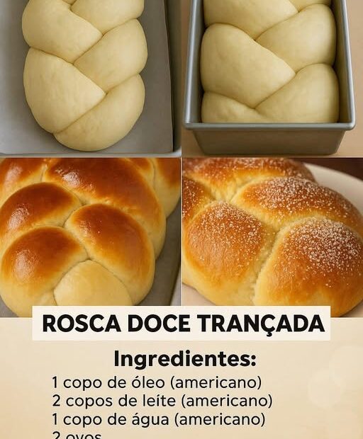 Rosca doce trançada: saiba como fazer essa receitinha deliciosa de maneira prática
