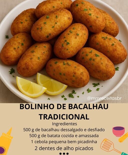 Bolinho de Bacalhau Tradicional