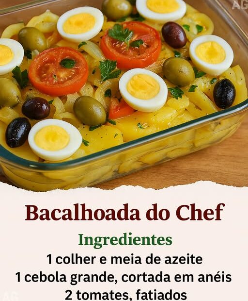 Bacalhoada do Chef, essa é TOP pra fazer na Semana Santa.