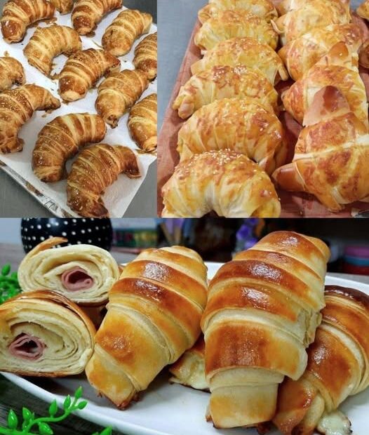 Receita de Croissant, anote os ingredientes