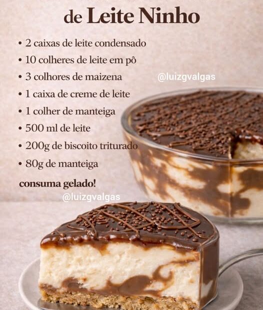 Sobremesa Trufada de Leite Ninho, aprenda como fazer