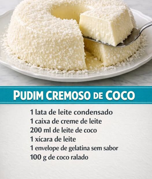 Pudim cremoso de coco, veja o passo a passo completo