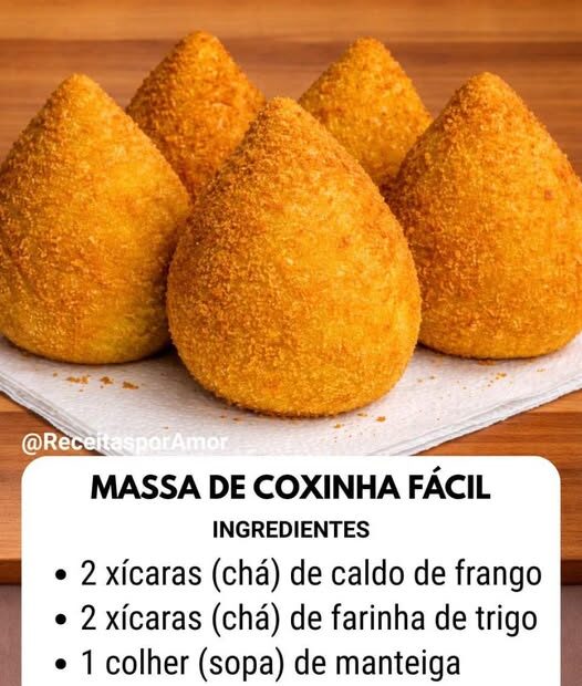 Massa de Coxinha (Macia, fácil e não rasga)