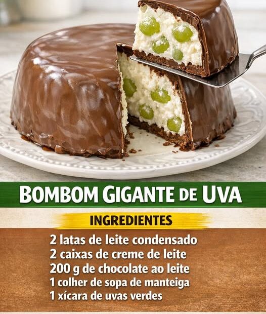 Bombom Gigante de Uva, veja o passo a passo completo