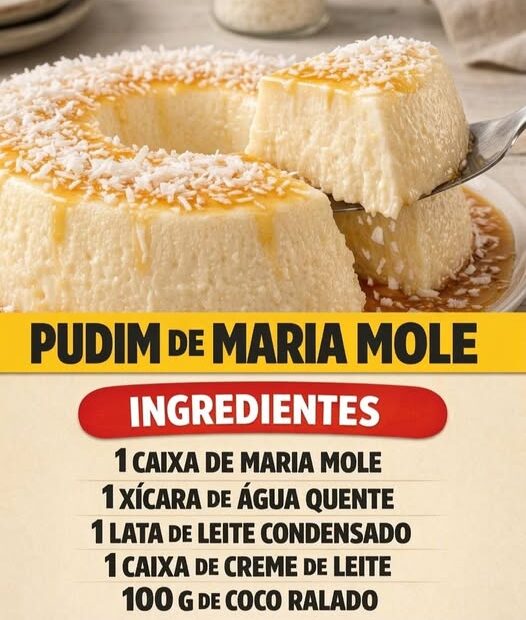 Pudim De Maria Mole, veja os ingredientes