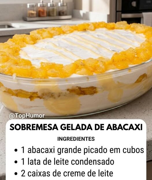 Sobremesa Gelada De Abacaxi