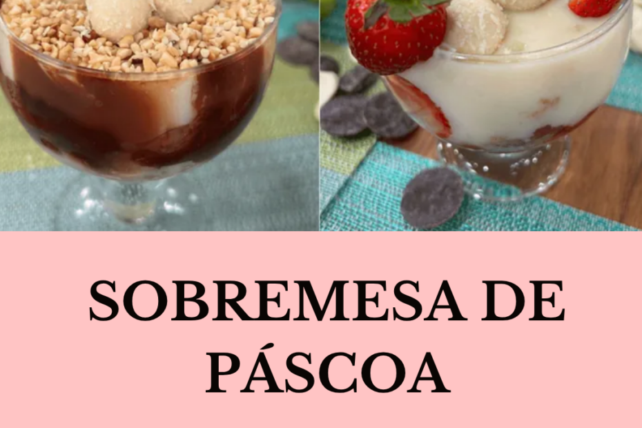 Sobremesa de Páscoa: aprenda a fazer doce com formato de coelhinho