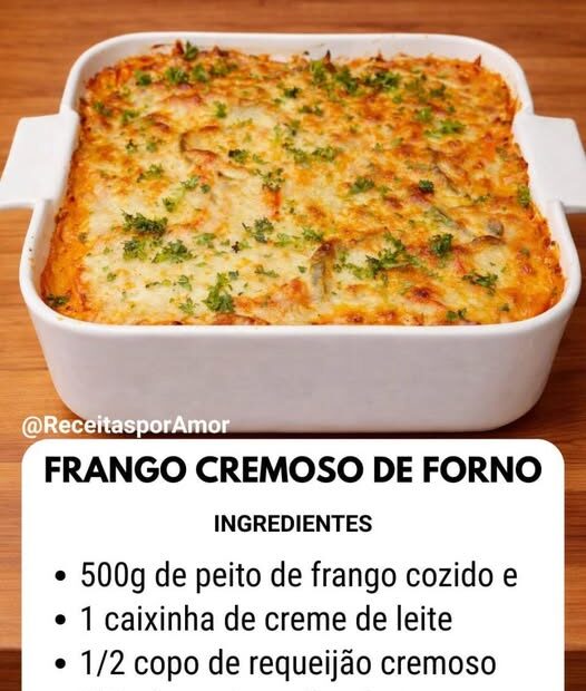 Frango Cremoso de Forno
