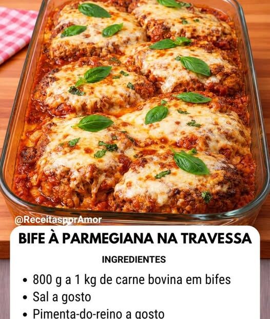 Bife à Parmegiana na Travessa
