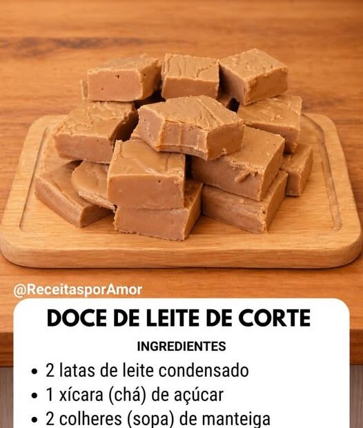 Doce de Leite de Corte Super Macio (Derrete na Boca) Doce de Leite de Corte Super Macio (Derrete na Boca)