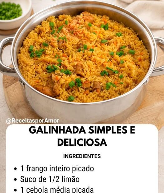 Galinhada Simples e Deliciosa