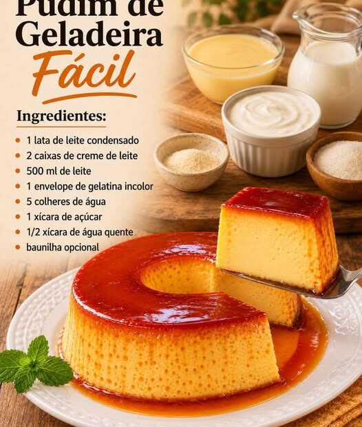 Pudim de Geladeira