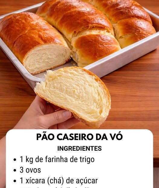 PÃO CASEIRO DA VÓ