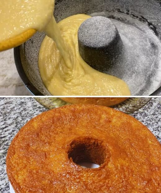 Bolo de Fubá Cremoso de Liquidificador