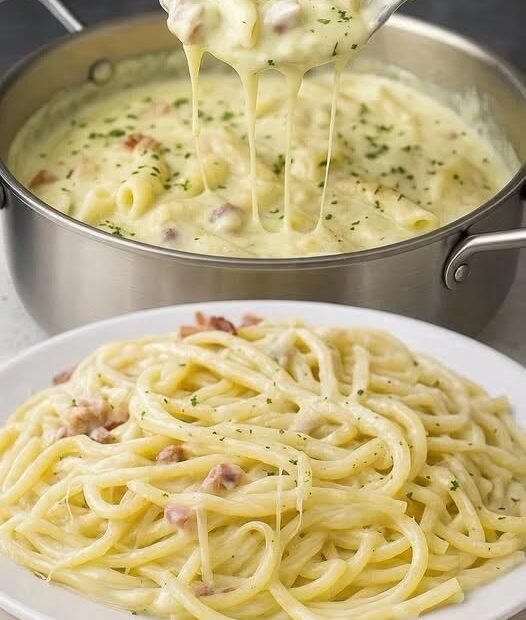 Macarrão ao Creme