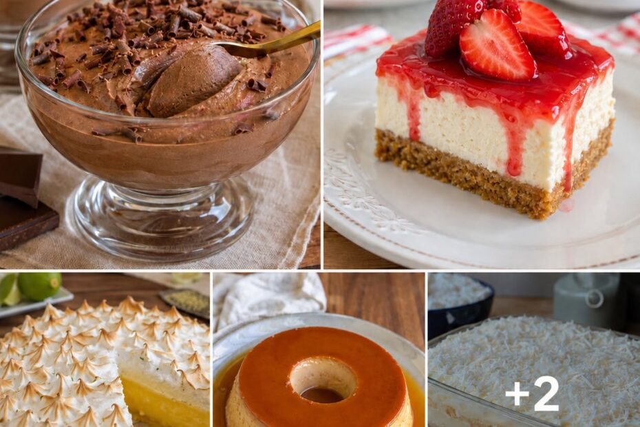 6 Sobremesas Deliciosas para Fazer em Casa e Surpreender Todo Mundo