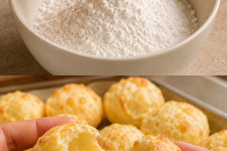 Biscoito de Polvilho com Queijo de 3 Ingredientes: Receita Fácil e Crocante
