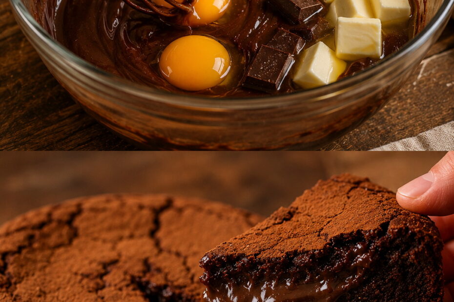 Bolo de Chocolate Cremoso sem Farinha: Receita de 3 Ingredientes Bolo de Chocolate Cremoso sem Farinha: Receita de 3 Ingredientes