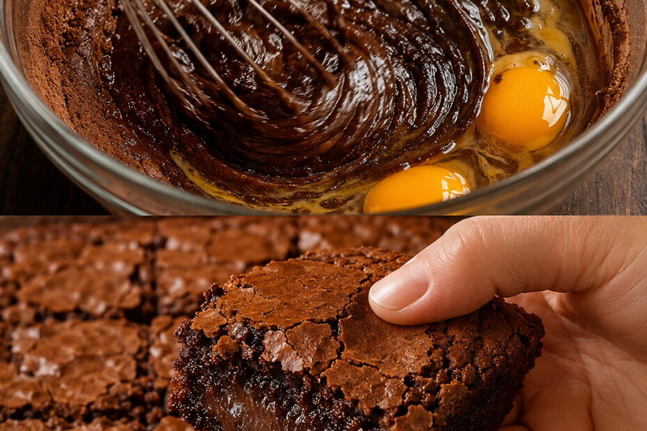 Brownie de Chocolate com 3 Ingredientes: Receita Fácil, Cremosa e Sem Complicação Brownie de Chocolate com 3 Ingredientes: Receita Fácil, Cremosa e Sem Complicação