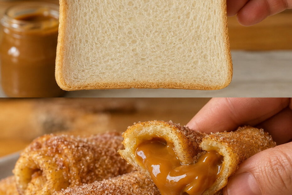 Churros de Pão de Forma com Doce de Leite: Receita Fácil com 4 Ingredientes