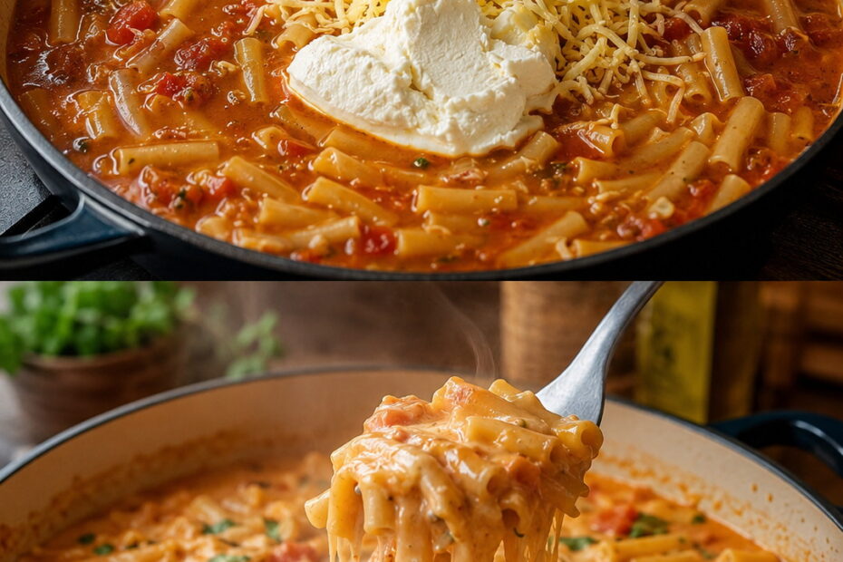 Macarrão Cremoso de Uma Panela: Receita Fácil com Poucos Ingredientes