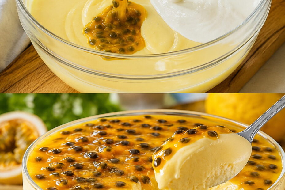 Mousse de Maracujá de 3 Ingredientes: Receita Fácil, Cremosa e Rápida