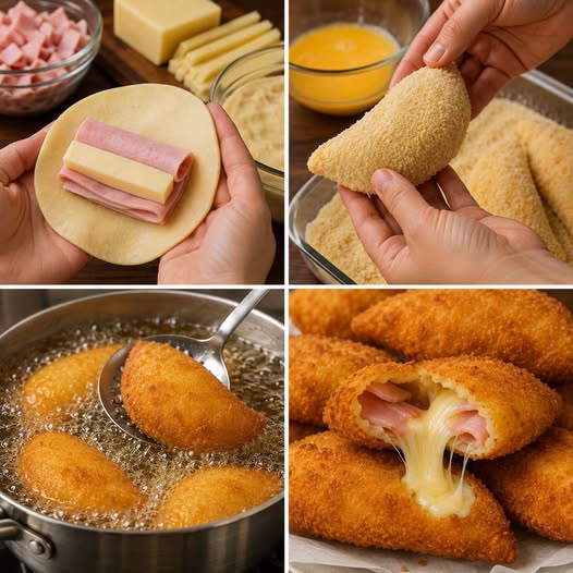 Risole de Presunto e Queijo Super Crocante