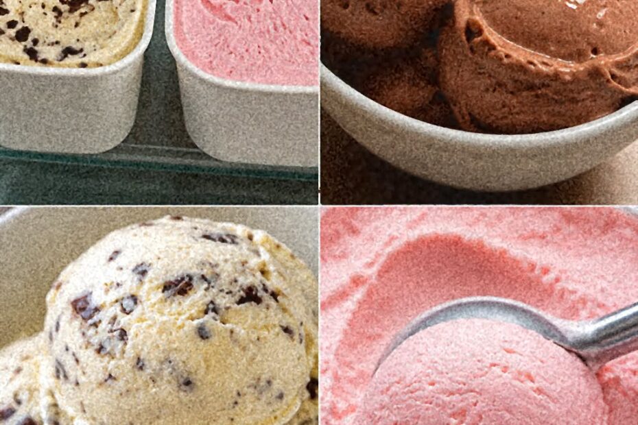 Sorvete Caseiro com Apenas 3 Ingredientes: Receita Fácil e 5 Sabores