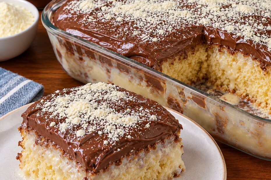 Bolo de Leite Ninho com Nutella: cremoso, molhadinho e irresistível