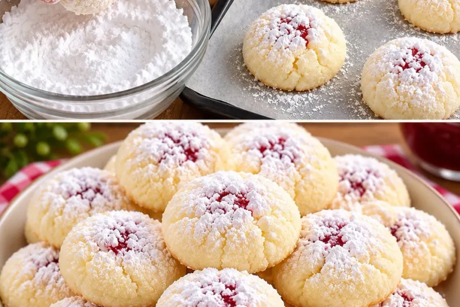 Biscoitinhos de Neve Alemães que Derretem na Boca Biscoitinhos de Neve Alemães que Derretem na Boca