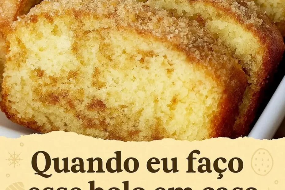 Bolo Caseiro Fofinho para o Café da Tarde Bolo Caseiro Fofinho para o Café da Tarde