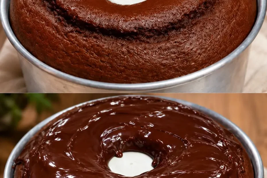 Bolo de Chocolate de Liquidificador Fofinho