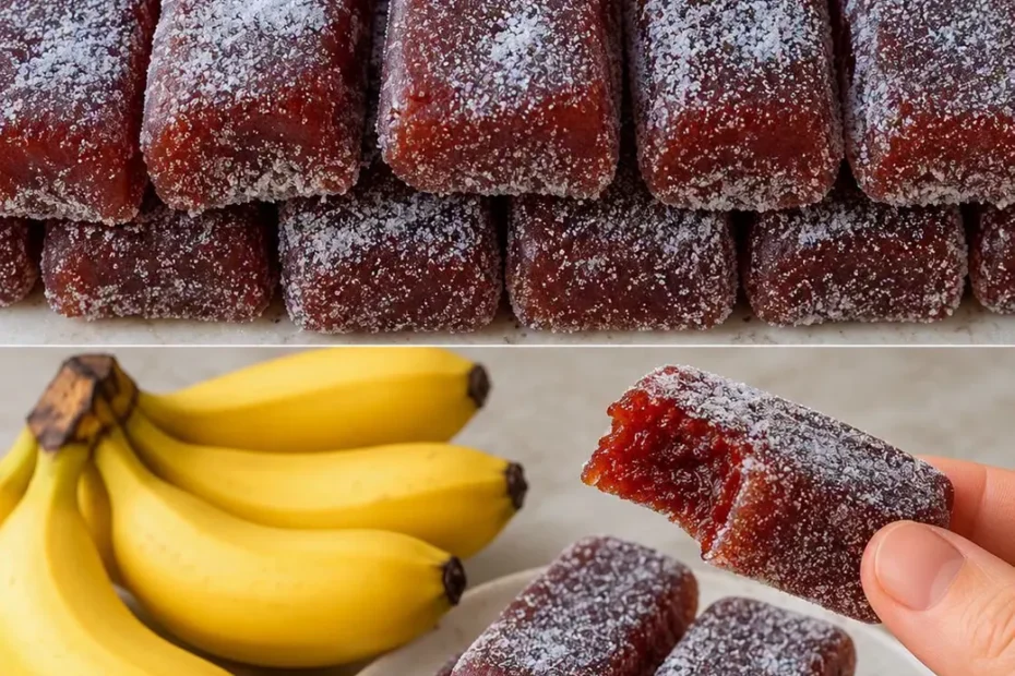 Docinho de Banana Caseiro com Açúcar e Canela